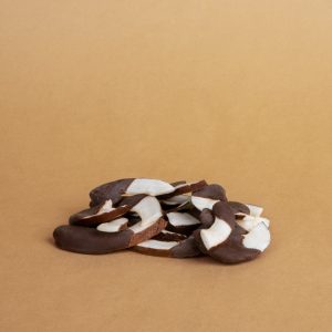 Coco semideshidratado con chocolate